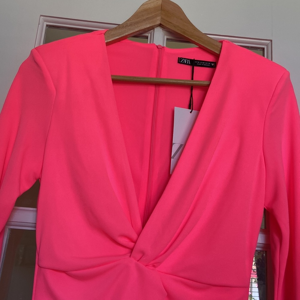 ZARA knotted stretchy dress blogger favorite - Picture 4 of 7